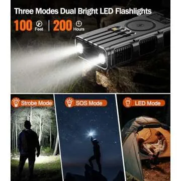 GOODaaa 45800mAh Solar Power Bank with Hand Crank