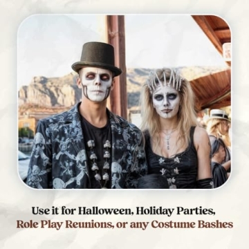 Black Top Hat for Men Women Unisex | Party Costume Accessory