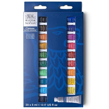 Winsor & Newton Cotman Watercolor Set for Beginners 20 Colors
