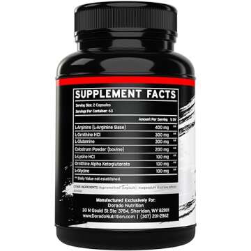 HGH Supplements for Men & Women (120 Count) 1500mg Support Muscle Growth & Healthy Levels of Human G...