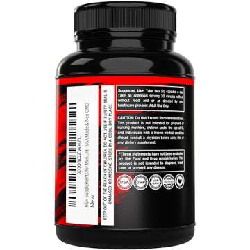 HGH Supplements for Men & Women (120 Count) 1500mg Support Muscle Growth & Healthy Levels of Human Growth Hormone for Men, Promote Healthy Muscle & Recovery For Men Post Workout Supplement - USA Made