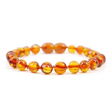 Baltic Amber Necklace & Bracelet Set for Babies - Natural Healing