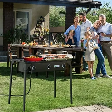 Versatile Goplus 3 Burner Camping Stove for Outdoor Cooking