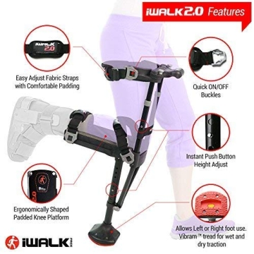iWALK 2.0 Hands Free Crutch for Injury Recovery