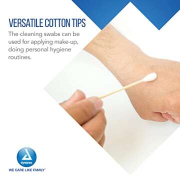 Dynarex Sterile Cotton Tipped Applicators for Cleanliness