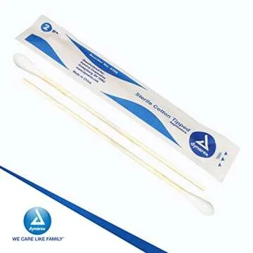 Dynarex Sterile Cotton Tipped Applicators for Cleanliness