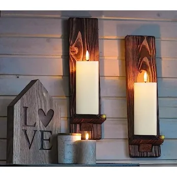Volnyus White Flameless Candles with Remote Control