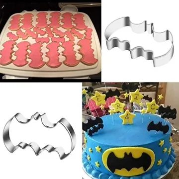 KSPOWWIN Bat Shape Cookie Cutters Set for Creative Baking
