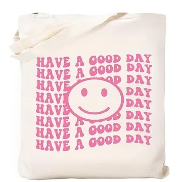 Kimoli Canvas Aesthetic Tote Bag for Women - Stylish and Eco-Friendly