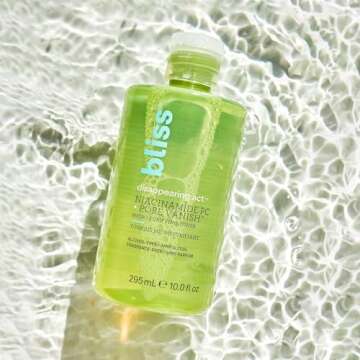 Bliss Disappearing Act Niacinamide Toner - 10 Fl Oz - Pore Vanish Complex - Purifies and Minimizes Pores - Alcohol-Free Face Toner - Clean - Vegan & Cruelty Free