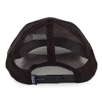 Patagonia Line Logo Ridge LoPro Trucker Hat (Black)