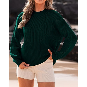 BTFBM Oversized Women's Pullover Sweater for Fall