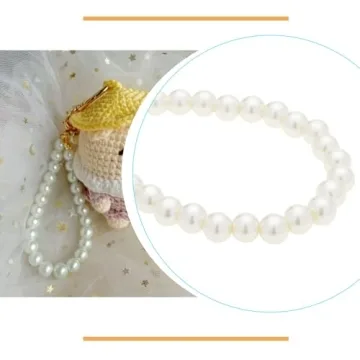 Elegant Pearl Heart Keychain 2PCS for Stylish Women