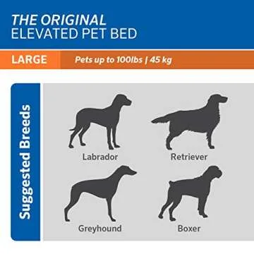 Coolaroo Elevated Dog Bed for Indoor Outdoor Use