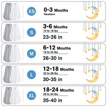 BSTOPPT Micro-Fleece Baby Sleep Sack 18-24 Months All Season Baby Sleeping Bag 2-Way Zipper Toddler Wearable Blankets 2Pack Warm Soft Plush 1.5 TOG sleep sack