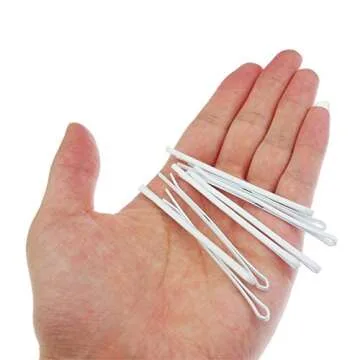 Kasteco 2 Pack White Nurse Hat Headband Nurse Cap Costume and 8 Pins