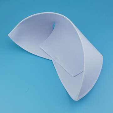 Kasteco 2 Pack White Nurse Hat Headband Nurse Cap Costume and 8 Pins