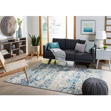SAFAVIEH Madison Collection Area Rug - Modern Abstract Charm