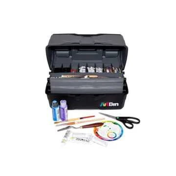 ArtBin 3-Tray Art Supply Box Organizer for Crafts and More