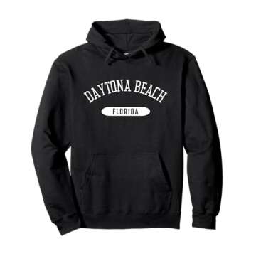 Daytona Beach Shirt Classic Style Pullover Hoodie - Hometown Pride