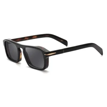 Baililai Small Rectangular Polarized Sunglasses for Men and Women with 100% UV Protection and HD Len...