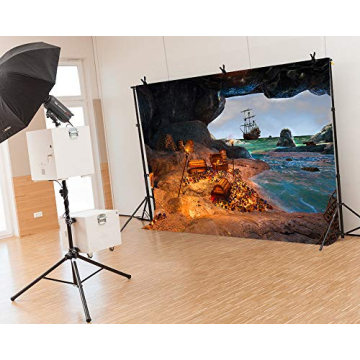 LYLYCTY 7x5ft Treasure Chest Photography Backdrop