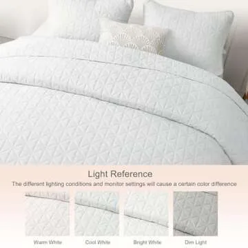 Stylish Lightweight Queen Size Quilt Set for All Seasons