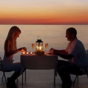 Tomshine Solar Lanterns - Flameless LED Light for Outdoors