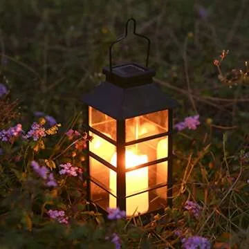 Tomshine Solar Lanterns - Flameless LED Light for Outdoors