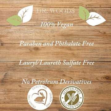 Dr. Woods Pure Tea Tree Castile Soap for All Skin Types