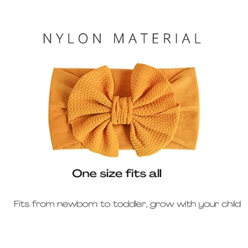 Prohouse Baby Headbands with Big Waffle Bows Pack of 12