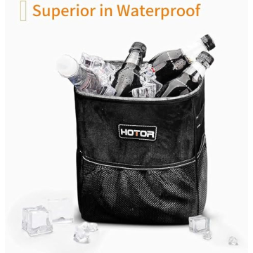 HOTOR 2 Gallon Leak-Proof Car Trash Can