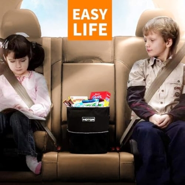 HOTOR 2 Gallon Leak-Proof Car Trash Can