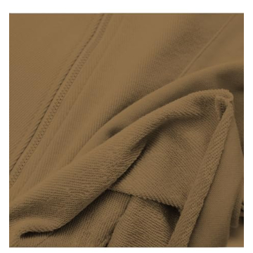 HerGymClothing Womens Cropped Sweatshirt Long Sleeve Half Zip Loose Workout Crop Athletic 100% Cotton Jacket (Bark Brown, XL)