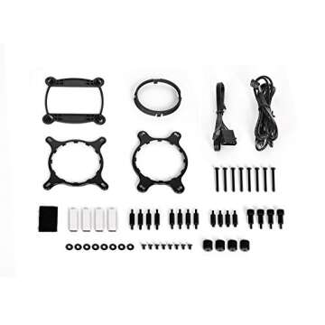 Thermaltake Floe 360mm, 16.8 Million Color Software Enabled (TT RGB Plus/Alexa/Razer Chroma), AMD (AM5/AM4)/Intel (LGA 2066/1200), AIO CPU Liquid Cooler CL-W158-PL12SW-A Black