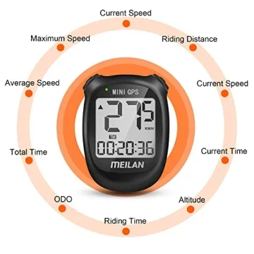 MEILAN M3 Mini GPS Bike Computer for Accurate Cycling Tracking