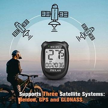 MEILAN M3 Mini GPS Bike Computer for Accurate Cycling Tracking