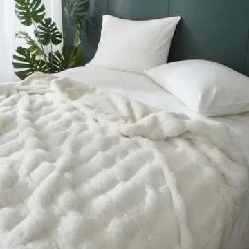 Soft Cozy HYPREST Faux Fur Throw Blanket for any Home