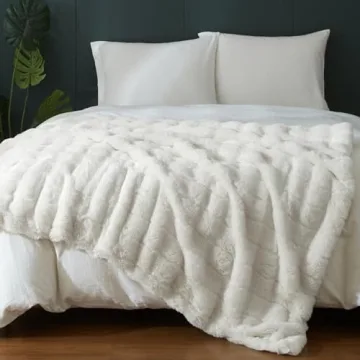 Soft Cozy HYPREST Faux Fur Throw Blanket for any Home