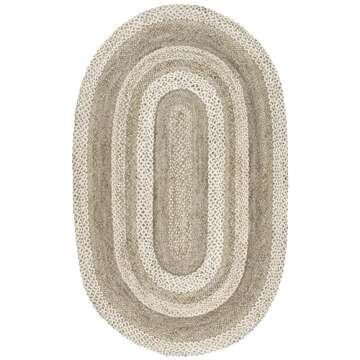 nuLOOM Charlene Oval 5x8 Jute Rug for Living Room