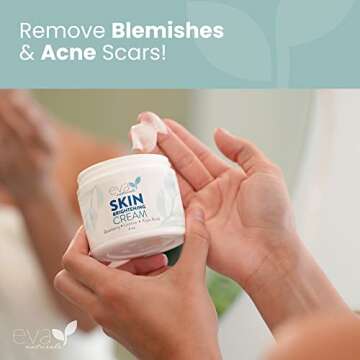 Eva Naturals Skin Enhancing Cream (4 oz) - Brightness & Tone Improvement Complex for Face - Encourages Collagen Production - With Bearberry, Licorice, Kojic Acid