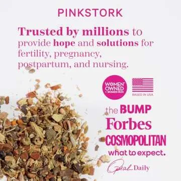Pink Stork Organic PMS Tea for Hormonal Balance and Comfort