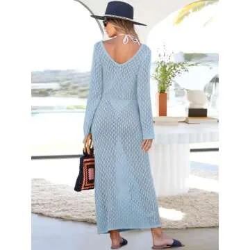 ANRABESS Womens Crochet Swim Cover Up for Summer Style