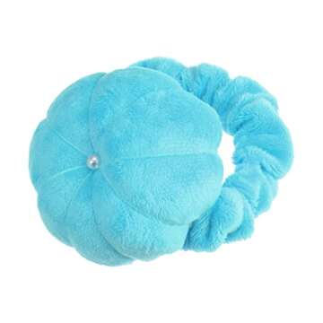 HARFINGTON Wrist Pin Cushions Band Sewing Needle Cushion Needle Holder Pincushions with Adjustable Elastic Strap Fit All Wrist Sizes for Sewing Quilting Needlework DIY Crafts, Sky Blue