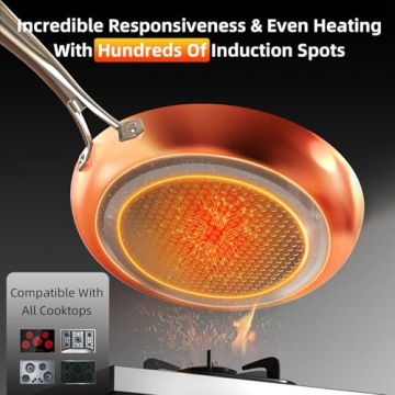 Deluxe DUXANO 14PC Healthy Pots and Pan With 9H Anti-scratch Coating, 2-Layer Non-Stick Ceramic&PFAS Free, Sensitively&Evenly Induction Cooking, Enhanced Flavor with Infrared Cookware, Dishwasher Safe