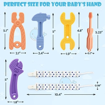 Non-toxic Teething Toys Set for Infants | Essential Gift