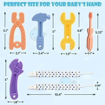 Non-toxic Teething Toys Set for Infants | Essential Gift