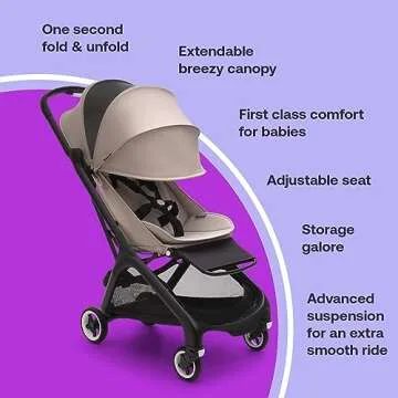 Bugaboo Butterfly - 1 Second Fold Ultra-Compact Stroller - Lightweight & Compact - Great for Travel (Desert Taupe)