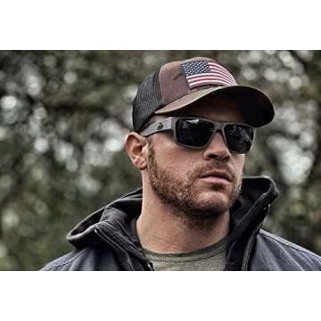 Gatorz Eyewear Delta MILSPEC BALLISTIC Sunglasses - OD Green Cerakote Frame with Photochromic Antifog Lens Blackout Logo