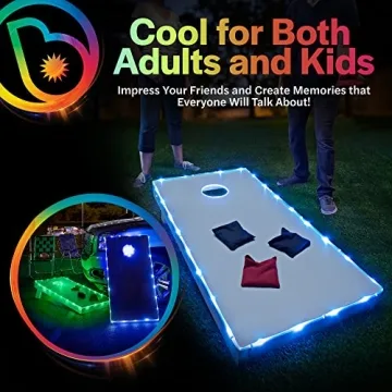 Brightz LED Cornhole Lights - Vibrant Game Enhancements